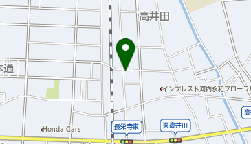 東亜電子工業株式会社高井田工場の地図画像