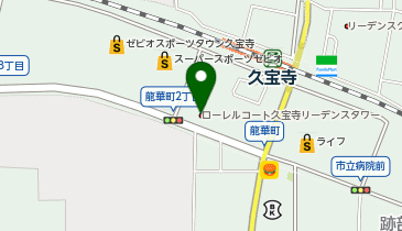 Leobarber久宝寺店の地図画像