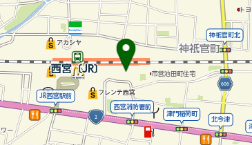 兵庫労働局西宮公共職業安定所の地図画像