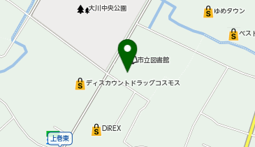 大川市役所 大川市健康福祉センターの地図画像