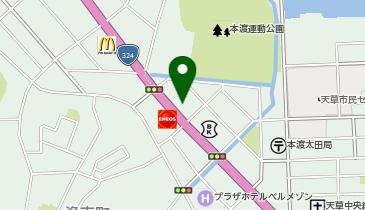 JA共済連熊本天草自動車損害調査サービスオフィスの地図画像