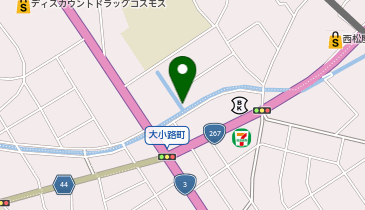 放課後デイサービスにじいろの地図画像