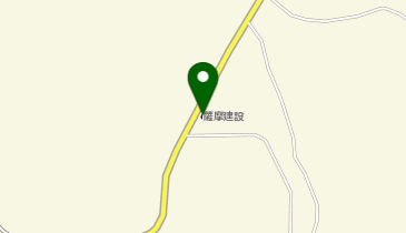 薩摩建設株式会社の地図画像