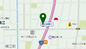 ザウルス鯖江注文受付の地図画像