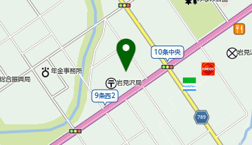 北海道電力ネットワーク株式会社岩見沢支店旧栗沢町茂世丑の一部を除く全地の地図画像