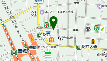 どんべえ予約受付の地図画像