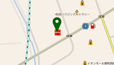 東日本三愛石油株式会社オブリステーション利府の地図画像