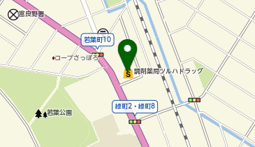 ツルハ 調剤薬局富良野緑町店の地図画像