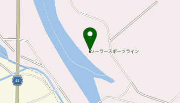 大潟村ソーラースポーツライン管理棟の地図画像