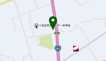 鹿角市役所 十和田わくわく児童クラブの地図画像