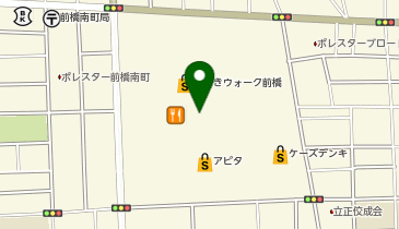 チャイハネけやきウォーク前橋店の地図画像