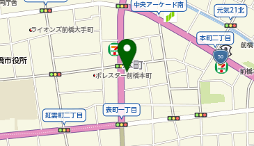 KeePerLABO前橋店の地図画像