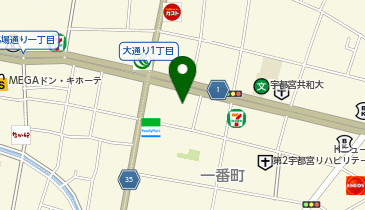 自動車事故対策機構(独立行政法人)栃木支所の地図画像