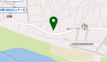 ペットサロンリボン和泉多摩川店の地図画像