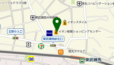 ビューティーフェイスイオン板橋店の地図画像
