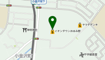 トーキョーシューズリテイリングセンターイオンタウンおゆみ野店の地図画像