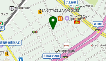 ユルリ川崎店の地図画像