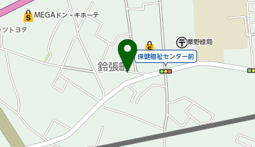 なの薬局の地図画像