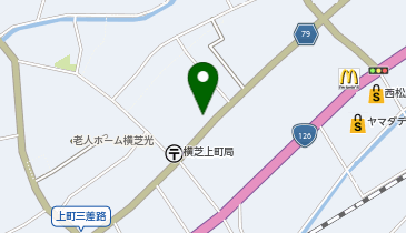 させ理容院の地図画像