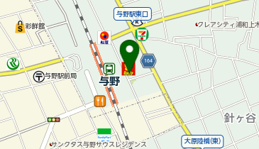 TAKUMI与野の地図画像