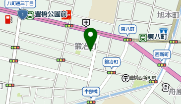 てあてるの芽豊橋公園前の地図画像