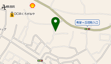 Yくまーず未来甲斐の地図画像