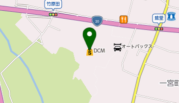 DCM一宮店ペットコーナーの地図画像