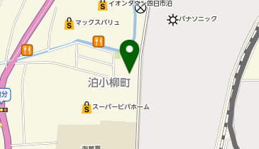 インドレストランナンハウス四日市泊店の地図画像