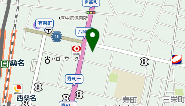 フィジーク桑名店の地図画像