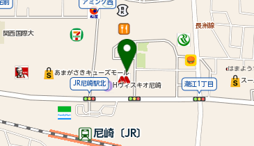 尼崎市役所 総務局 市民サービス部 JR尼崎サービスセンターの地図画像