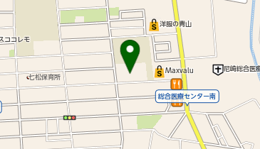 尼崎市役所 総合政策局 協働部 中央地域振興センターの地図画像