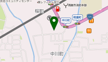 高槻フォトスタジオチョコの地図画像