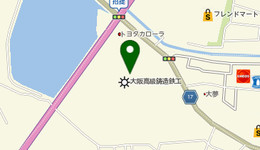 コムターズ物流株式会社の地図画像