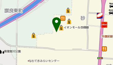 GODIVAイオンモール四條畷店の地図画像