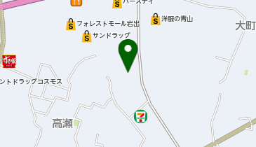 ピザハット岩出店の地図画像