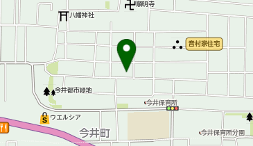 床屋東口の地図画像