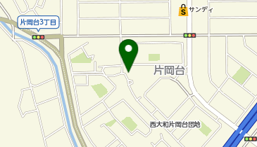 西大和片岡台団地自治会の地図画像