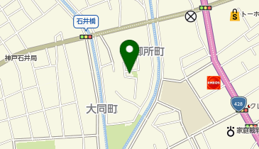 うえきやはなかいどうの地図画像