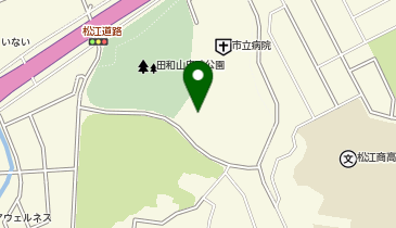 松江市役所 教育委員会 発達教育相談支援センター・エスコ 特別支援教育の地図画像