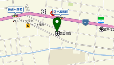 佐古学童保育クラブひかりの地図画像