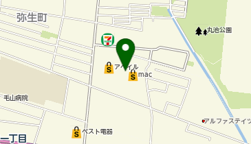 mac東雲調剤薬局の地図画像