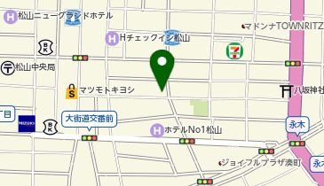 麻雀みかん個室の地図画像