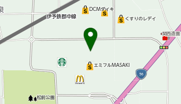 ボルボ・カー松山の地図画像