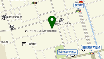 新居浜市役所 市民環境部 地域コミュニティ課 新居浜市国際交流協会の地図画像