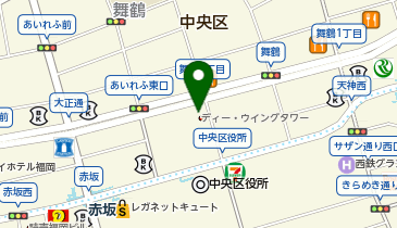 ペッツメイト大名店の地図画像