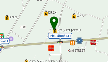 おべんとうのヒライドラッグストアモリ甘木インター店の地図画像