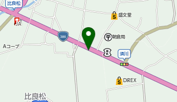 安全タクシー朝倉営業所の地図画像