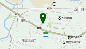 おかべペットフードの地図画像