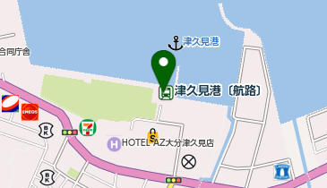 津久見市役所 経営政策課 離島航路管理班の地図画像