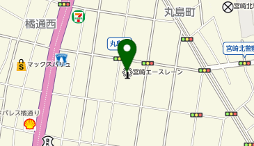極楽湯カットサロンの地図画像